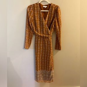 Feminine wrap dress